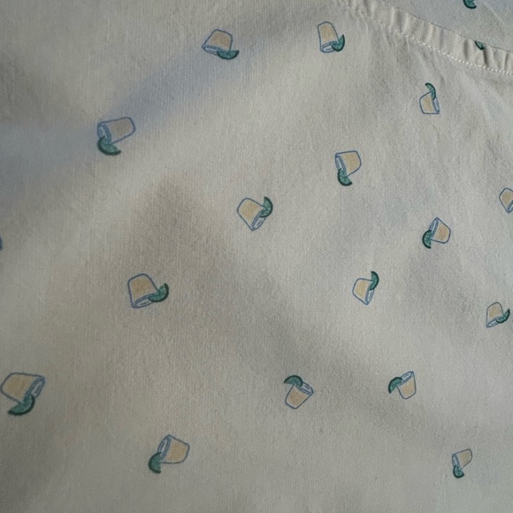 Sonoma Men’s Short Sleeve Shirt Casual Whimsy Lemonade/Cocktail Design - Picture 4 of 10